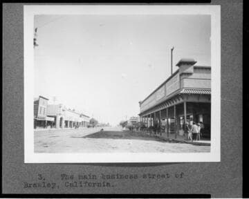 The main business street in Brawley California