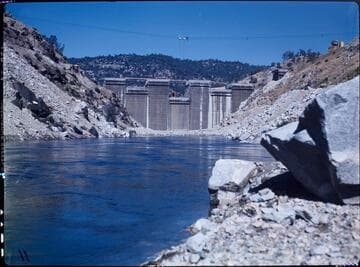 Big Creek #4 project: Shot looking at Dam 7