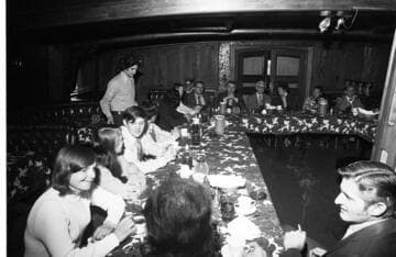 Awards banquet at a restaurant where the architecture is very nautical