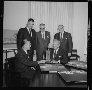 Presentation of All Electric Building Award to Charles Luckman Associates