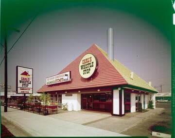 "Carl's Whistle Stop" Char Broiled Hamburgers