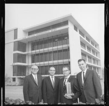 Total Electric Building award being presented to developer of "Park Central Professional Building"