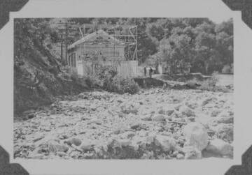 San Gorgonio Hydroelectric.After storm