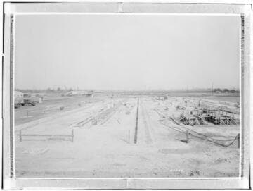 Etiwanda Steam Station - General view of 220kV switchyard looking east