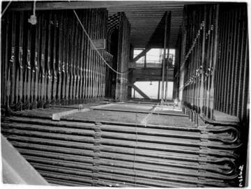 Etiwanda Steam Station - Top of low temperature super heater section