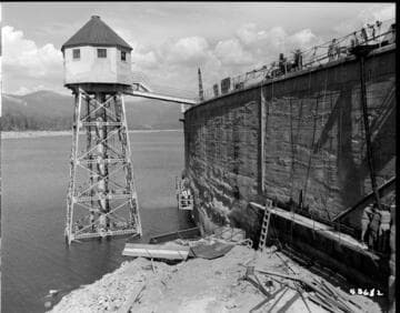 Big Creek, Huntington Lake Dams
