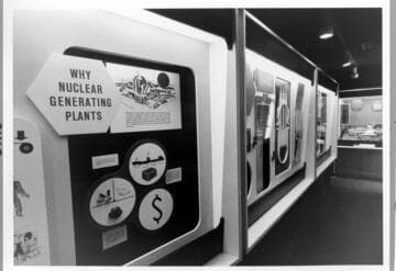 SCE's "Nuclear Electric Generation" mobile Trailer Exhibit with displays promoting Nuclear Power