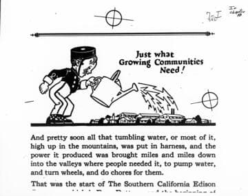 "Busy Buttons" was the symbol of Edison service in the Twenties and Thirties