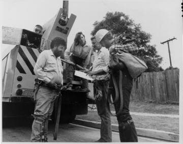 A line crew in Southern California Edison's El Toro District