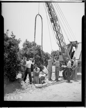 Chino-Barre transmission line construction