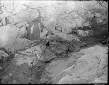 Big Creek 4 construction work