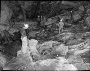 Big Creek #4: Dam 7 construction