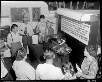 Edison Booth at a fair