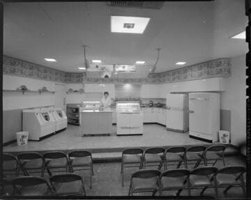 Electric kitchen at electric cooking training facility