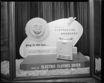 General Office display window