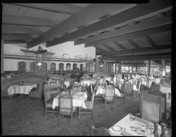 Elegant upscale restaurant