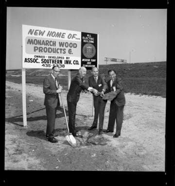 Groundbreaking ceremony at site for new Monarch Wood Products Corp