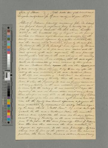 Albert G. Williams v. John M. Cabaniss and George L. Cabaniss, Illinois Circuit Court (Sangamon County)