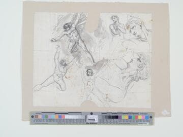 Studies of Heads and Nude Figures