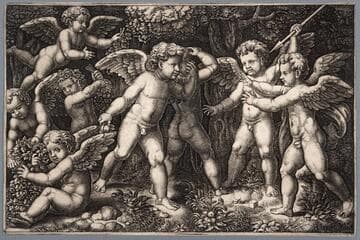 Eight Putti Playing