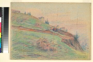 Landscape with Houses on a Hill
