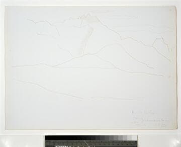 Mountain Landscape with Clouds