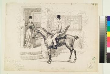 Bandaged Man on Horse