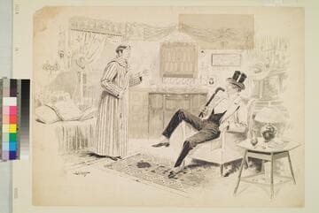 Two Young Men in an Interior