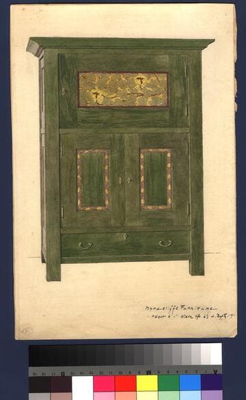 Cabinet with Tulip Poplar Panels