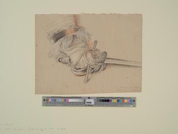 Gloved Hand with Sword