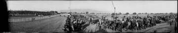 Chariot race at Tournament Park, Pasadena. 1910