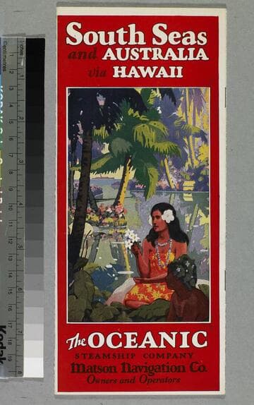 South Seas and Australia via Hawaii