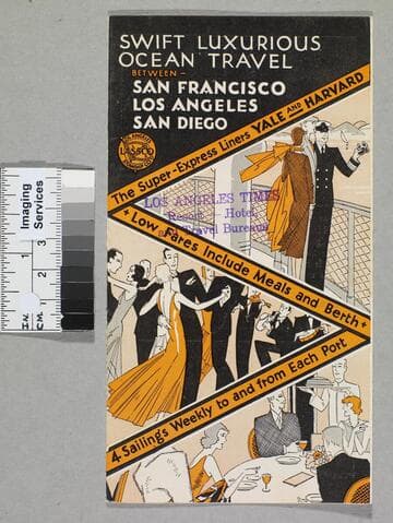 Swift luxurious ocean travel between San Francisco, Los Angeles, San Diego