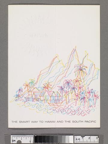 Luncheon aboard S. S. Matsonia menu