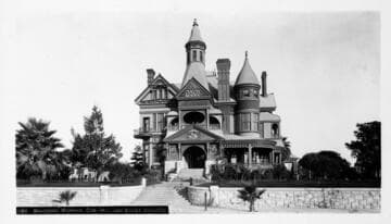Bradbury residence corner of Court Street and Hill Street, 1890