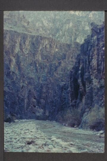 Up toward Black Aisle; Diamond Creek