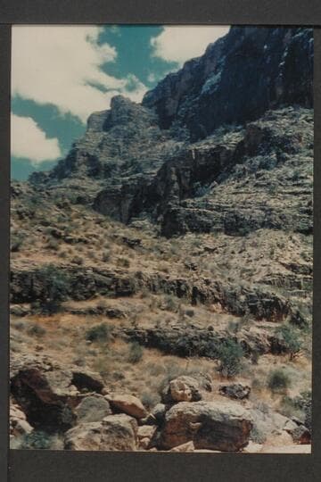 Route up the Redwall in east arm; Separation Canyon