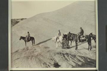 The Armsby party enroute to Rainbow Bridge with the plaque
