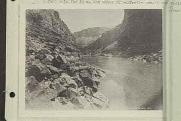 Below the Big Rock looking up; Brown-Stanton survey