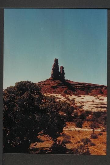 The Pioneer Woman and her Daughter.  En route to Lizard Rock