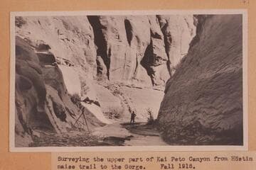 Surveying the upper part of Kai Peto Canyon from Hostinnaise trail to the Gorge