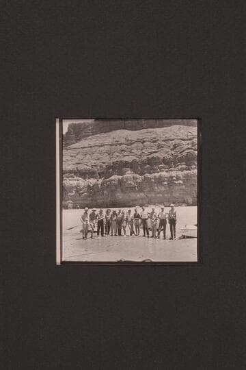 The Wright-Rigg party just before departure from Paria Riffle