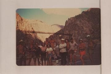 The Nevills party at Bright Angel Creek