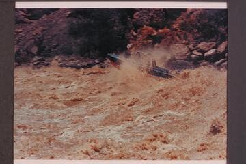 The "Rattlesnake" in Vulcan Rapid.  Preliminary Bright Angel gauge:  June 19:  107,000.  June 20:  100,000