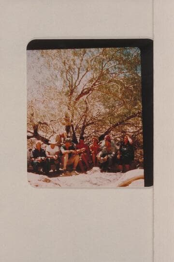 Members of the Wright party at Nancoweap. Gussie Schlosser was cut off in the printing. Herb Schlosser. Duane Bishop. John Harper. Willard Wright. Peggy Entz. Herm Ressenger. Bill Thompson. Ella Schultz