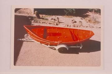 Dory used by Fred B. Eiseman in Grand Canyon in 1971 and 1972