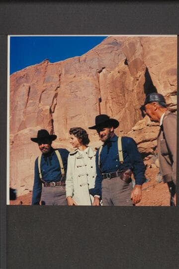 John Beal as Major Powell; lunch waitress; Dave Sharp at stunt man for Major Powell; Bill Beaudine, Director; Disney filming of "The Colorado River Story"