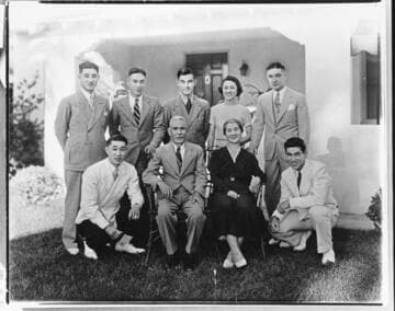 The Kawai family, circa 1935