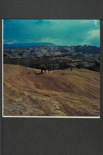 Down the slick rock into Bald Rock Canyon