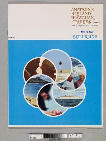 Matson's 4-island Hawaiian cruises ... SS Lurline
